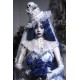 Blood Supply Vampire Bride Spine Collar with Detachable Back Veil(Full Payment Without Shipping)